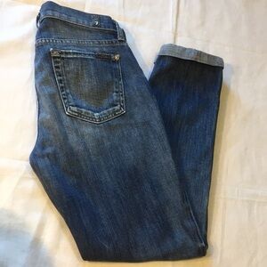 7 For All Mankind “The Skinny Crop & Roll” Jeans